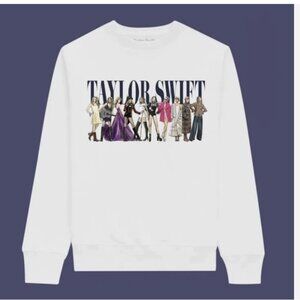 OFFICIAL Taylor Swift Midnights Eras Crewneck Sweatshirt Size Large